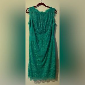 Tadashi Shoji Emerald Holiday/Cocktail/Cruise/Wedding Guest Dress Size 16